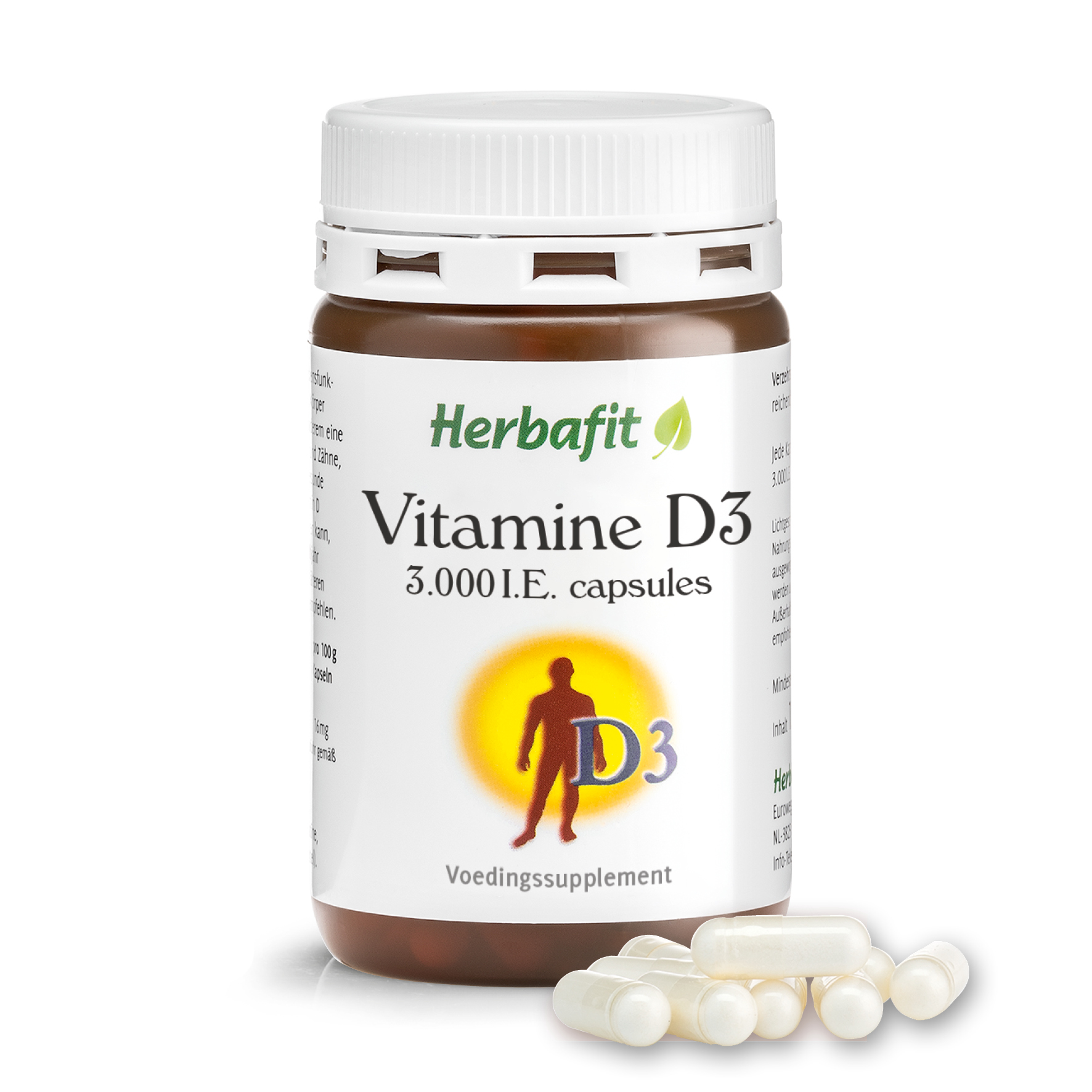 Hover Behoort onderwerp Vitamine-D-3.000 I.E.-capsules nu goedkoop online kopen | Herbafit