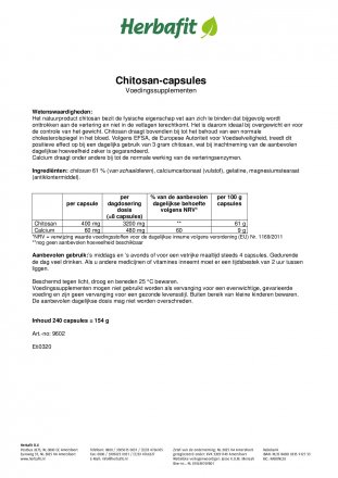 Chitosan-capsules 154 g