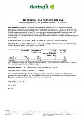 Glutathion-Plus capsules 300 mg 33 g